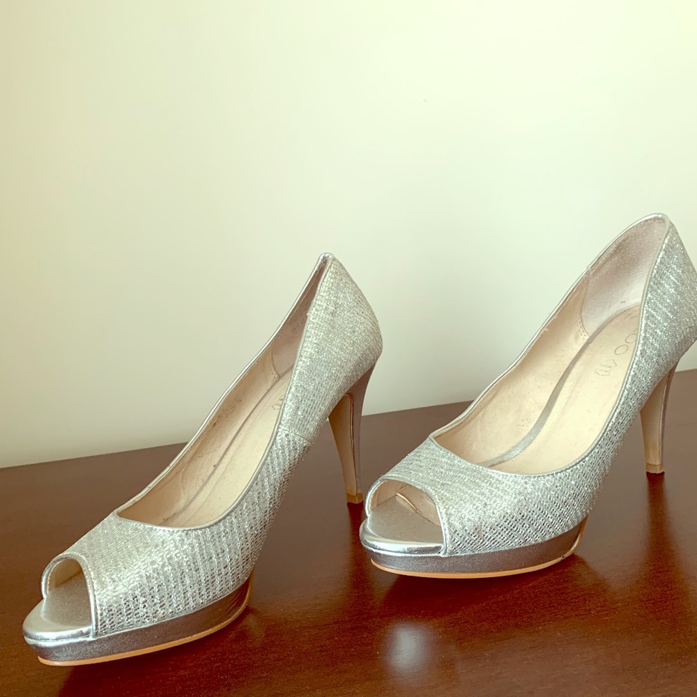 Silver size 11 Aldo shoes